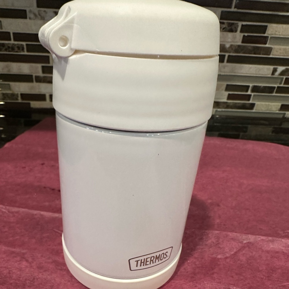 Thermos Classic White Insulated Bottle